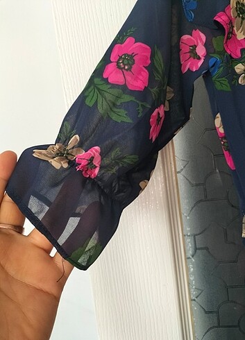 Bayan şifon elbise - Görsel 8