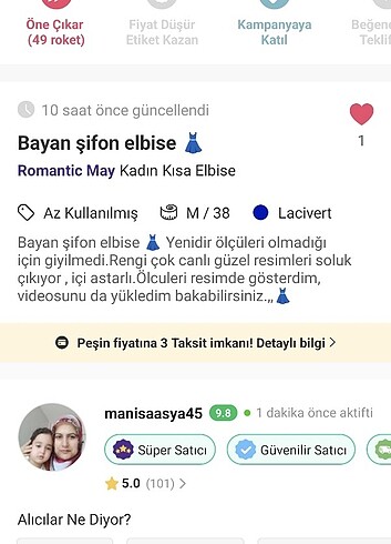 Bayan şifon elbise - Görsel 12