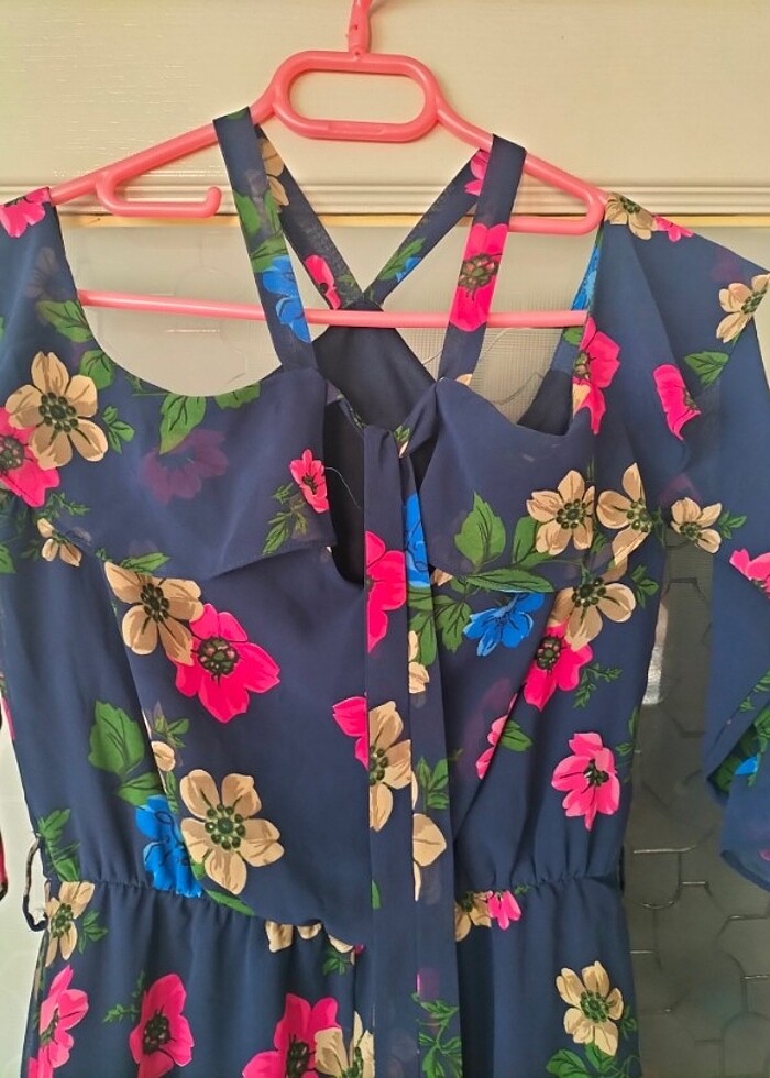 Bayan şifon elbise - Görsel 5