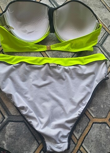 48 Beden siyah Renk Mayo bikini ???? Alt üst bikini takım 