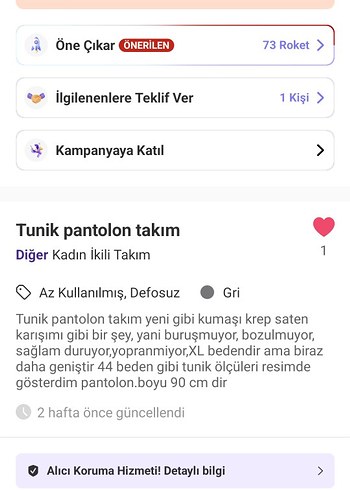 Tunik pantolon takım - Görsel 13