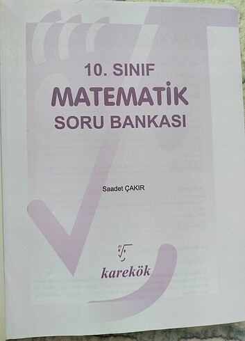 10.Sınıf Matematik Soru Bankası  - Görsel 8