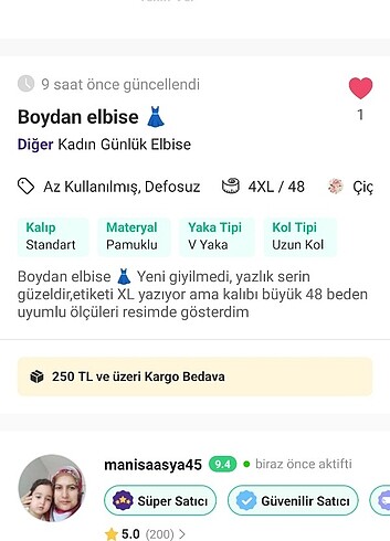 Boydan elbise ???? - Görsel 9