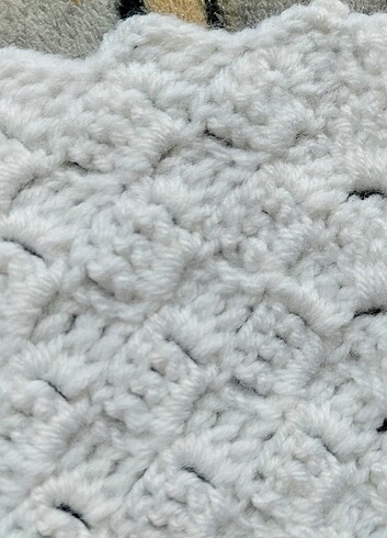 Tığ örgüsü Bebek battaniyesi - Görsel 2