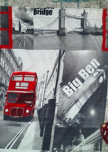 Çocuk odası 2 tane fon perde - Görsel 5