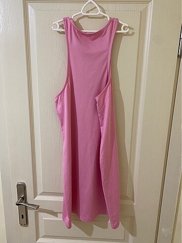 American Vintage Pembe basic tenis elbisesi günlük lolita