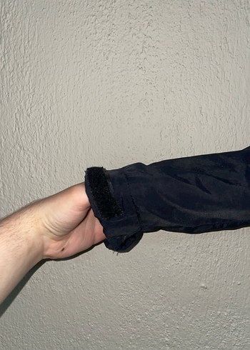 PULL BEAR KANGURU SİYAH CEKET ERKEK - Görsel 3