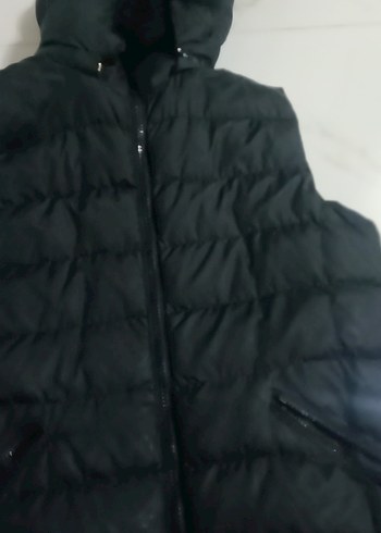 Diğer Siyah Fermuarlı yelek mont