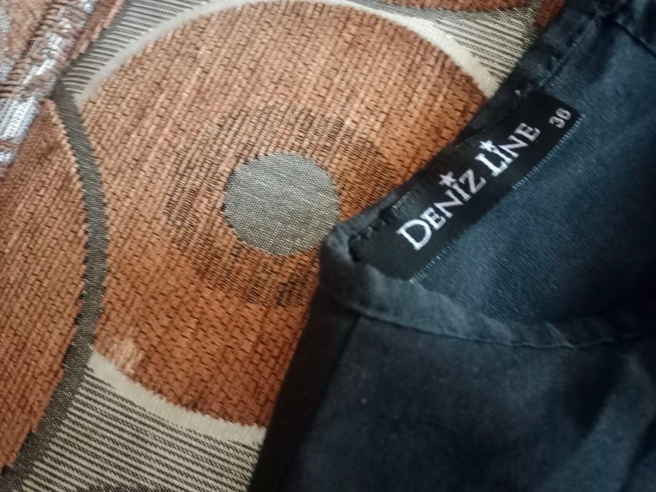 Siyah Bohem Salaş Uzun Elbise - Görsel 4