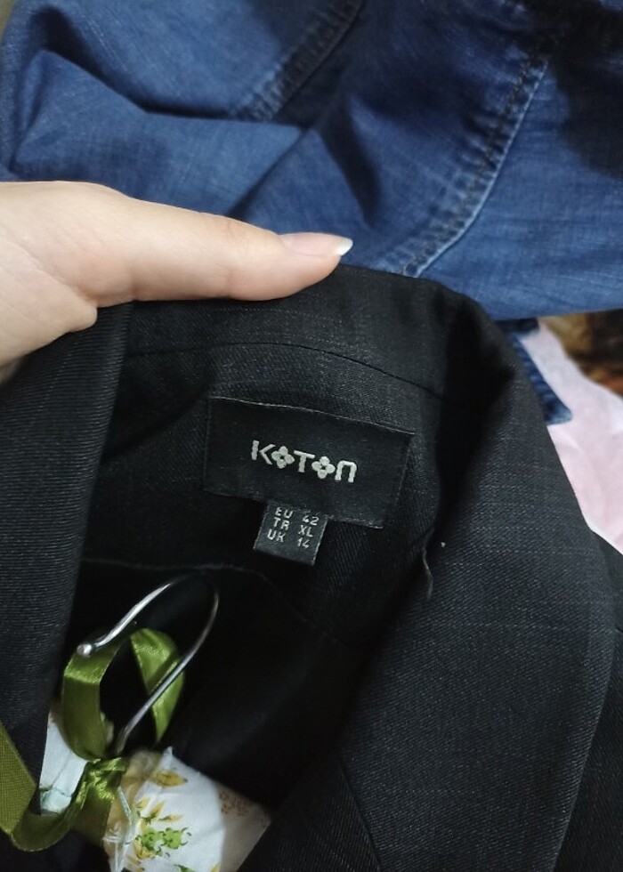 Siyah Blazer Ceket  - Görsel 3