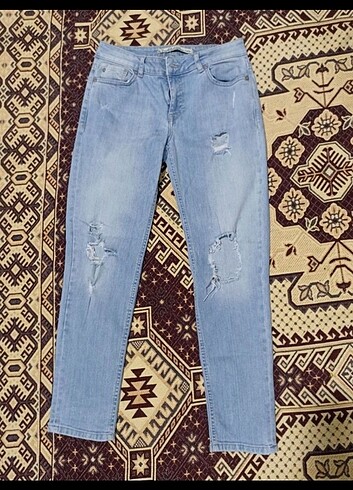 m Beden mavi Renk LCW Yırtık Jeans