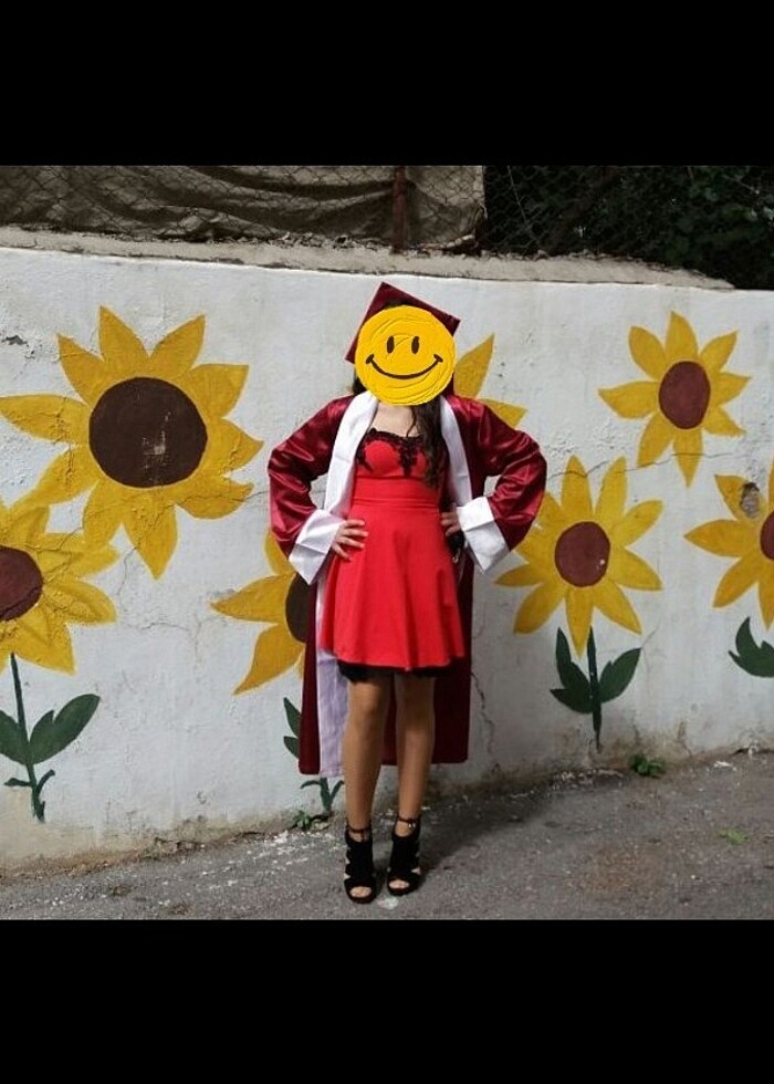 STRAPLEZ KIRMIZI MİNİ ELBİSE - Görsel 2