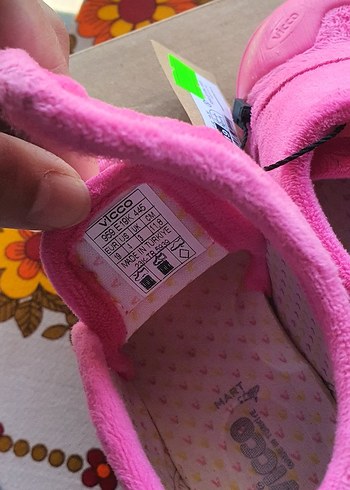 19 Beden Vicco Kız Çocuk Pembe 19 no ilk adım