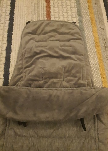 Gri Bebek arabası tulumu / manşonu - Görsel 4