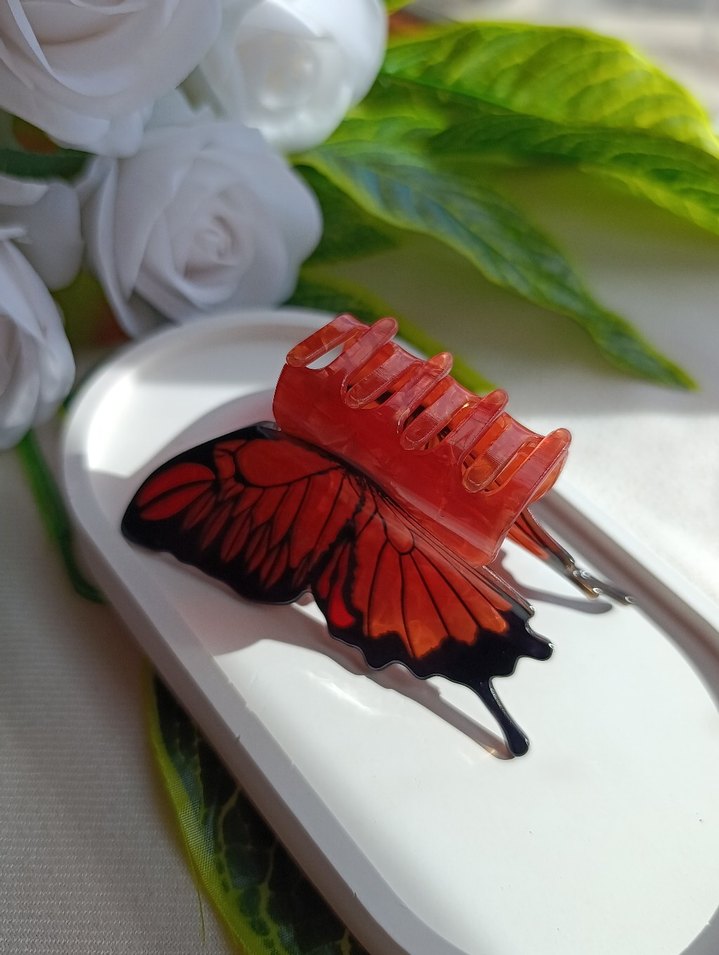 Kahverengi Tokalı Saç Aksesuarı - Görsel 2