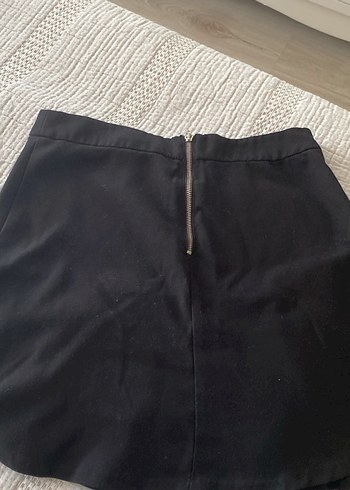 STRADIVARIUS Siyah Pilili Midi Kadın Etek - Görsel 2