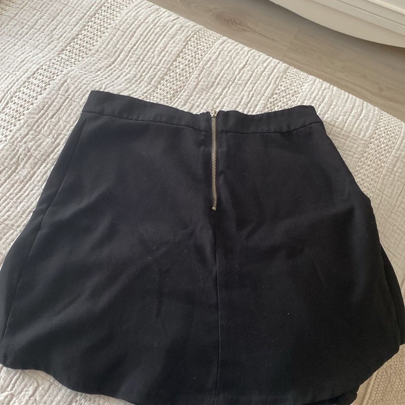 STRADIVARIUS Siyah Pilili Midi Kadın Etek - Görsel 2