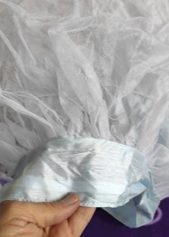 bebek yatağı kenarligi yatak danteli ve elyaf üçü birlikte - Görsel 13