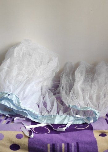 bebek yatağı kenarligi yatak danteli ve elyaf üçü birlikte - Görsel 15