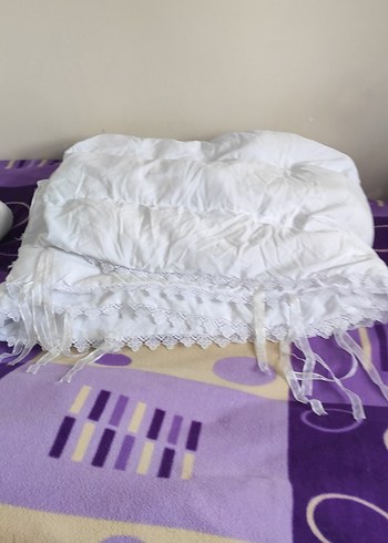 bebek yatağı kenarligi yatak danteli ve elyaf üçü birlikte - Görsel 9