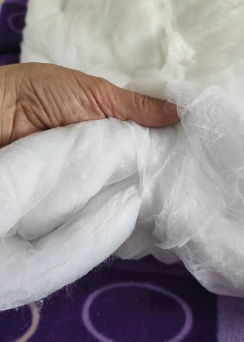 bebek yatağı kenarligi yatak danteli ve elyaf üçü birlikte - Görsel 5