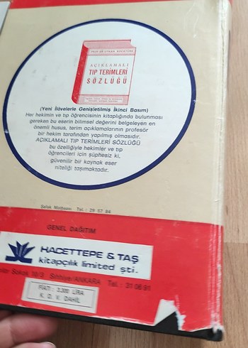 Açıklamalı Tıp Terimleri Sözlüğü 1984 - Görsel 9