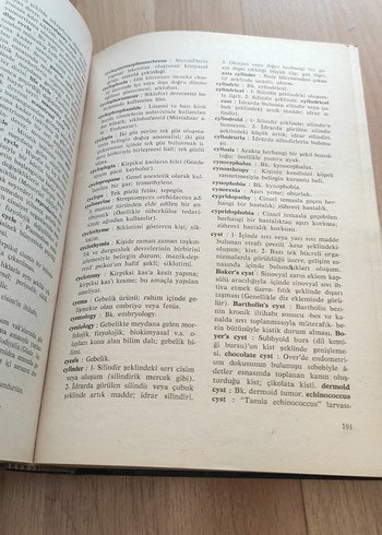 Açıklamalı Tıp Terimleri Sözlüğü 1984 - Görsel 6