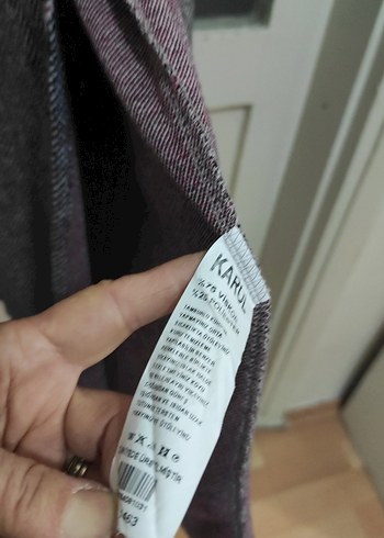 Bohem V Yaka Desenli Gri Uzun Elbise - Görsel 12