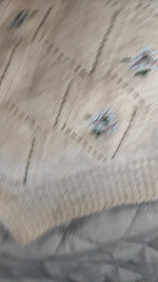 Nakışlı Bej Örgü Straplez Kadın Süveter - Görsel 4