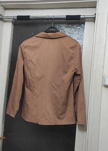 Kadın Bej Düğmeli Midi Trençkot - Görsel 9