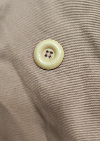 Kadın Bej Düğmeli Midi Trençkot - Görsel 5
