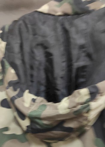 Kahverengi Kamuflaj Kemerli Kadın Ceket - Görsel 13