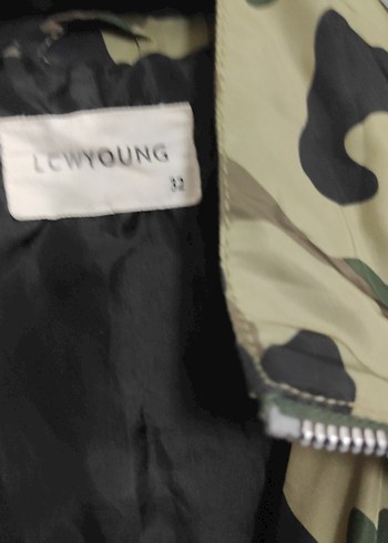 Kahverengi Kamuflaj Kemerli Kadın Ceket - Görsel 9