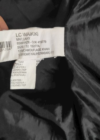 Kahverengi Kamuflaj Kemerli Kadın Ceket - Görsel 16