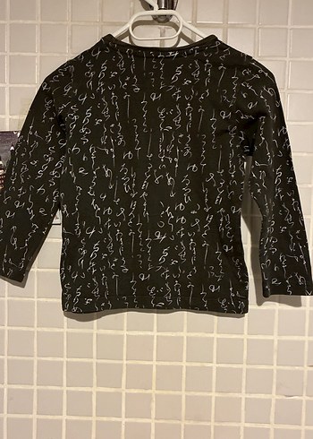 Kız Çocuk Siyah Uzun Kollu Payetli Tişört 4-5 yaş - Görsel 7