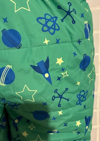 Yeşil Desenli Bebek Kayak Tulumu jegra 3 yaşyayeşil tulum - Görsel 8