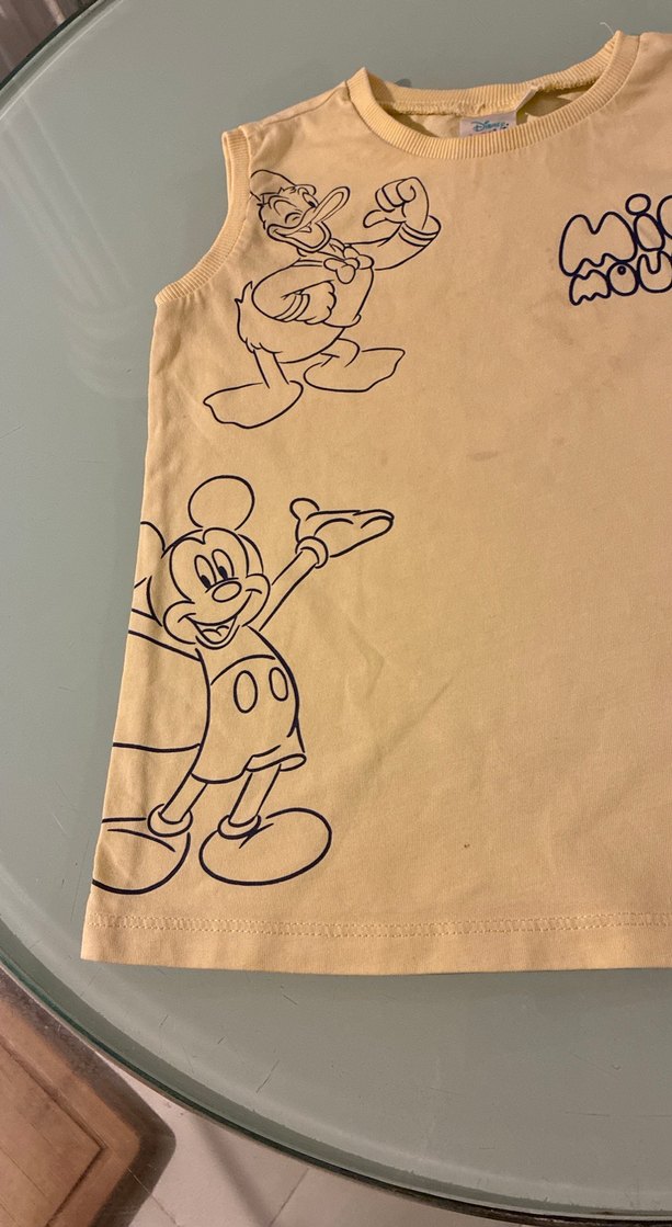 Sarı Baskılı Çocuk Atlet Disney 3 yaş sarı atlet - Görsel 5