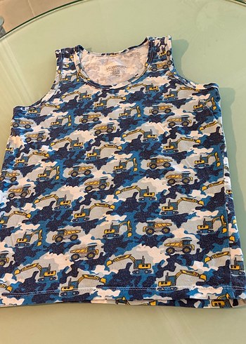 Mavi Gri Kamuflaj Desenli Erkek Çocuk Atlet Waikiki 5-6 yaş - Görsel 3