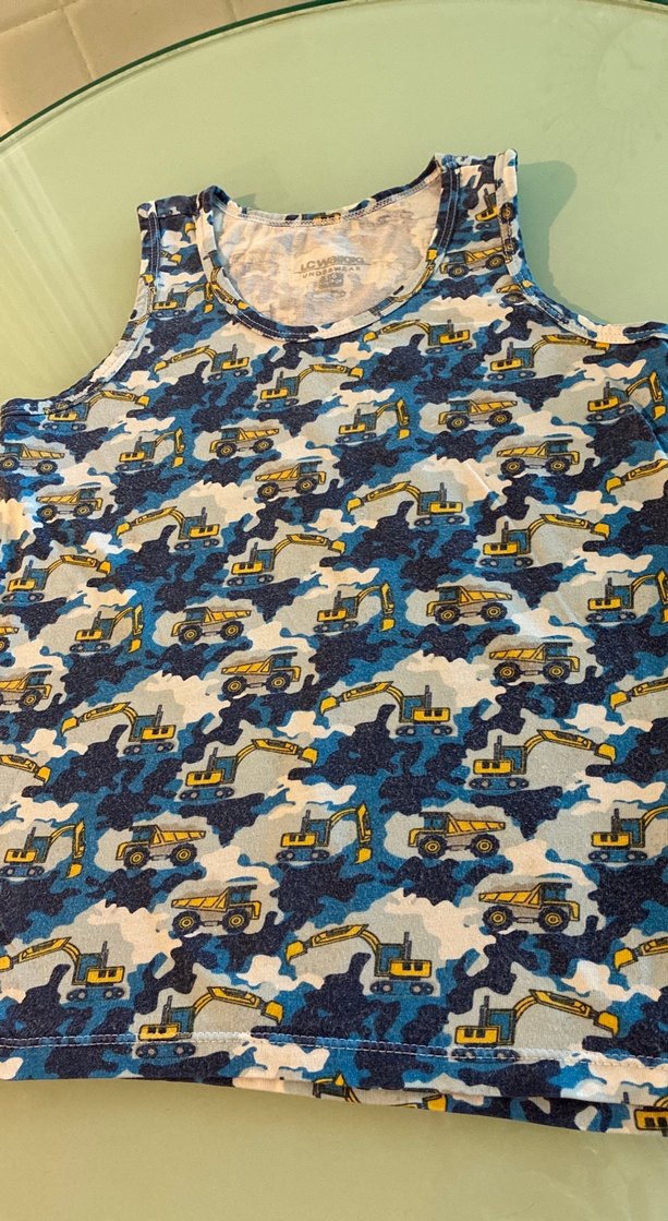 Mavi Gri Kamuflaj Desenli Erkek Çocuk Atlet Waikiki 5-6 yaş - Görsel 2