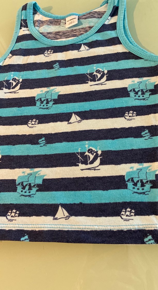 Çocuk Lacivert Baskılı Atlet Waikiki 2-3 yaş - Görsel 3