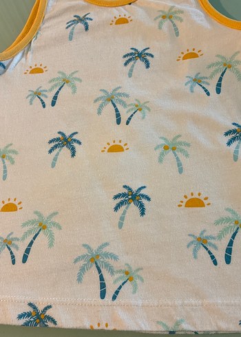 Çocuklar İçin Pastel Renkli Baskılı Atlet Hello Baby 3 yaş - Görsel 3