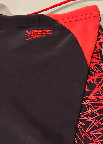 Kırmızı-Siyah Erkek Mini Yüzücü Şortu speedo 3-4 yaş - Görsel 4