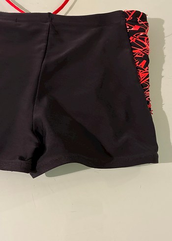 Kırmızı-Siyah Erkek Mini Yüzücü Şortu speedo 3-4 yaş - Görsel 5