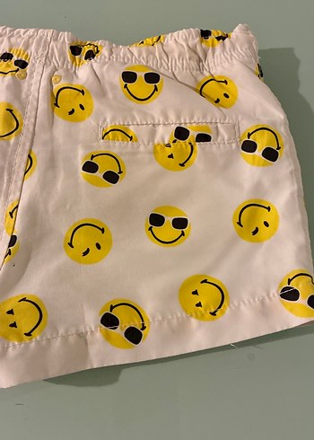 Sarı Desenli Erkek Çocuk Deniz Şortu Zara 4-5 yaş beyaz baskılı - Görsel 6