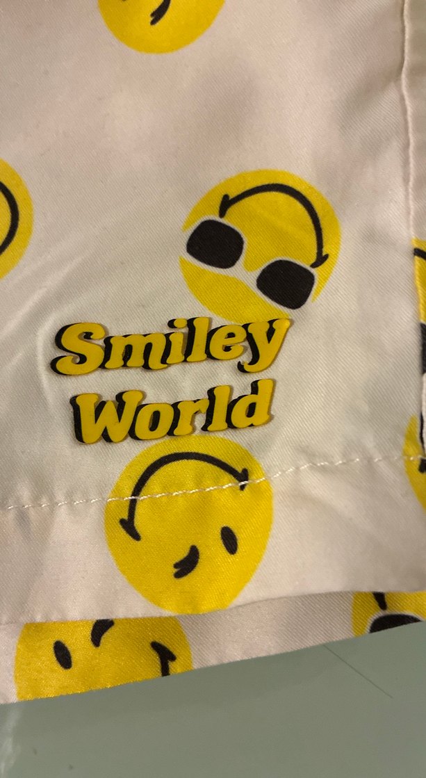 Sarı Desenli Erkek Çocuk Deniz Şortu Zara 4-5 yaş beyaz baskılı - Görsel 5