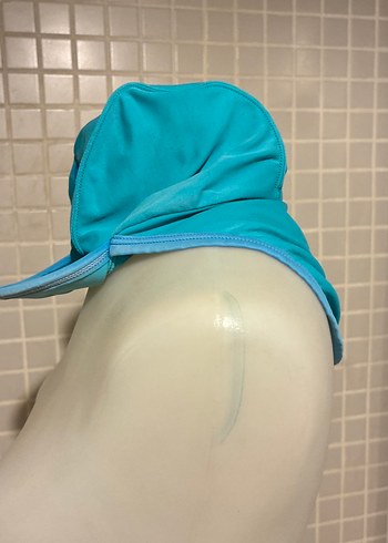 Mavi Bebek şapkası 6-7 yaş ahtapot desenli - Görsel 4