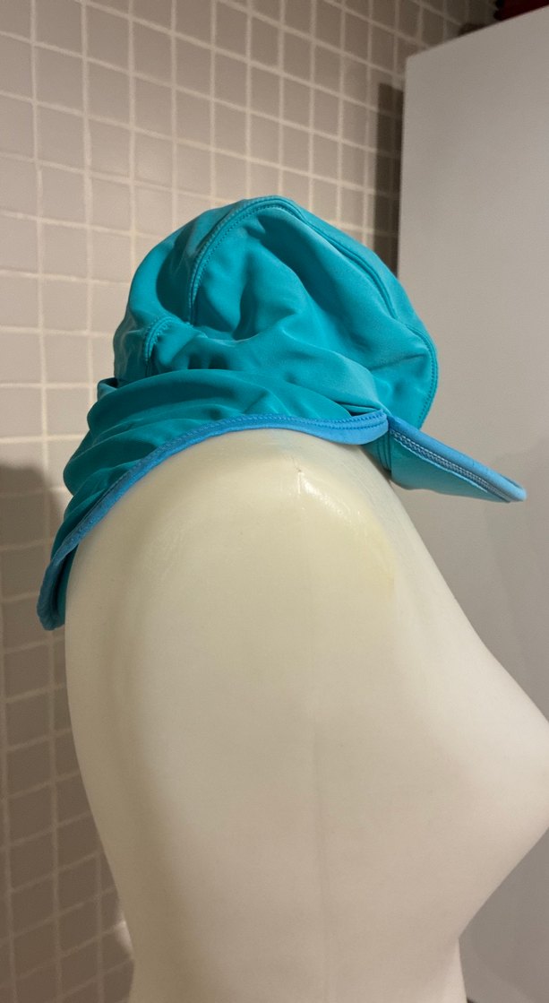 Mavi Bebek şapkası 6-7 yaş ahtapot desenli - Görsel 2