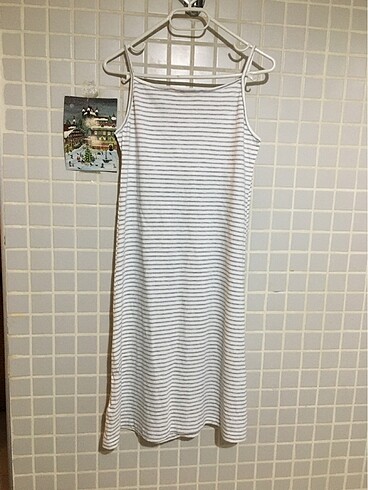 Waikiki 7-8 yaş çizgili penye gecelik - Görsel 5