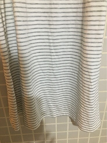 Waikiki 7-8 yaş çizgili penye gecelik - Görsel 4