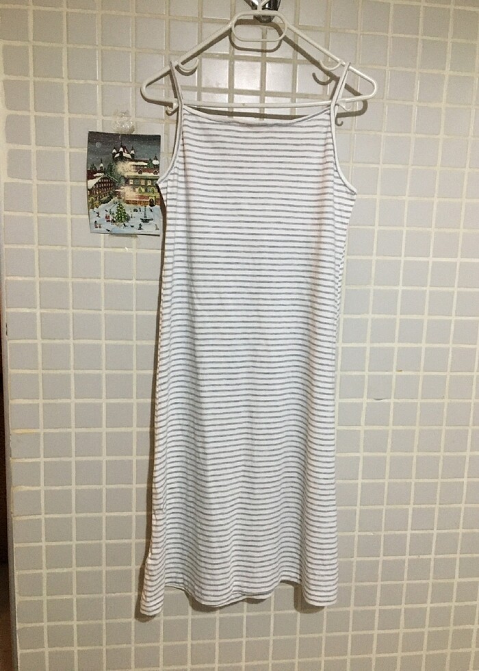 Waikiki 7-8 yaş çizgili penye gecelik - Görsel 5